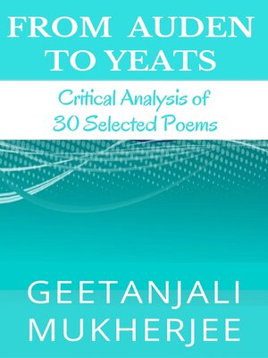 cover image of From Auden to Yeats